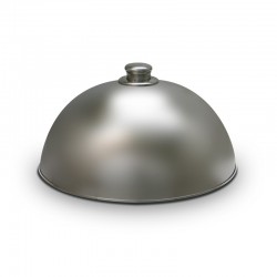 Cloche de cuisson 32 cm en acier inox