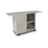Chariot inox pour plancha Simogas de 90 cm